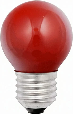 Llambë inkandeshente Scharnberger 40245, 25W, E27, 240V, e kuqe