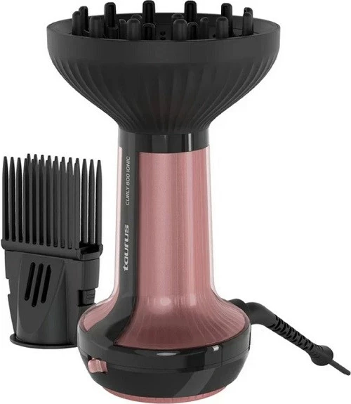 Tharëse flokësh Taurus Curly 900400000, 800 W, e zezë