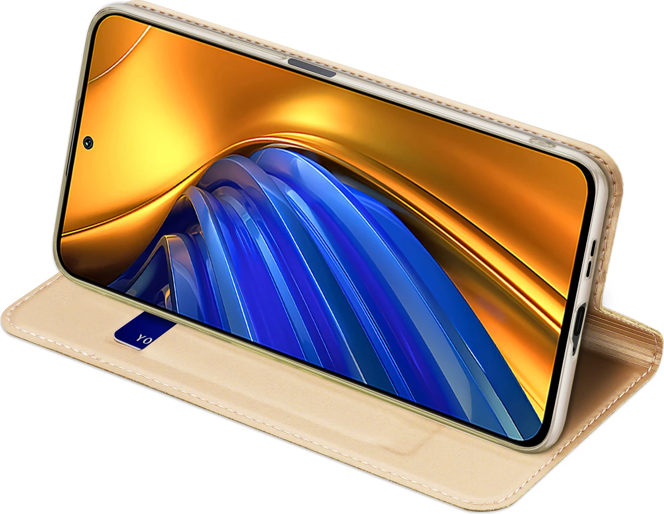 Mbështjellës Dux Ducis Skin Pro për Xiaomi Poco F4 5G, me xhep kartelash, funksion stand, lëkurë ekologjike, Ari