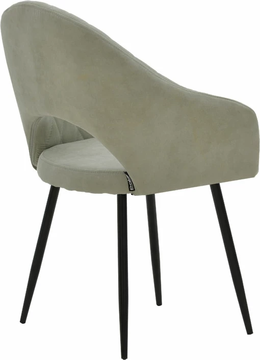 Karrige Macie, pëlhurë, gri antike e zezë, 58x50x85cm