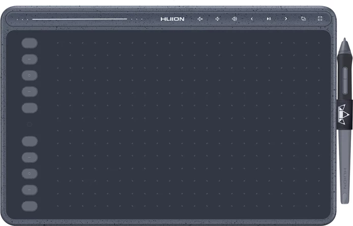 Tabletë grafike Huion HS611 me stilolaps pa bateri, Gri
