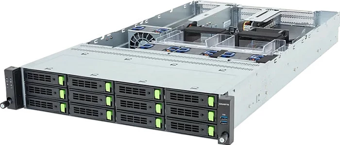 Server barebone Gigabyte R263-ZG0-AAL2 (Rev. 3.x), Rack 2U, Single Socket SP5