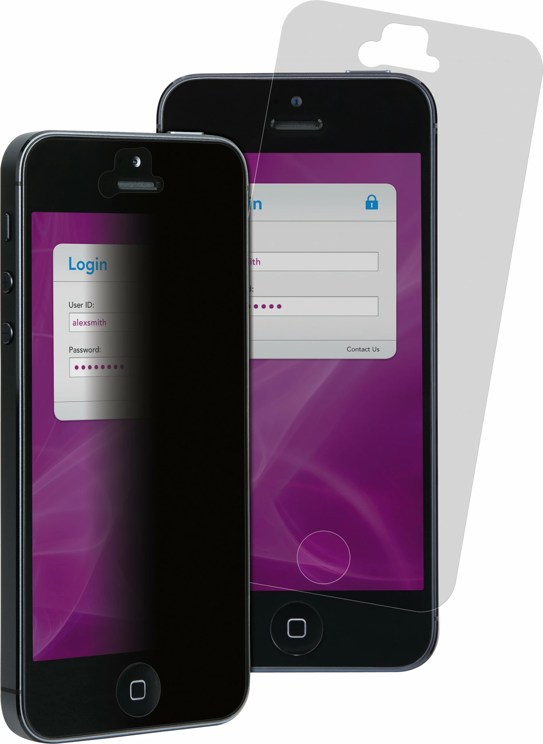 Mbështjellës privatësie 3M për iPhone 5/5S/5C/SE, ngjyrë e zezë