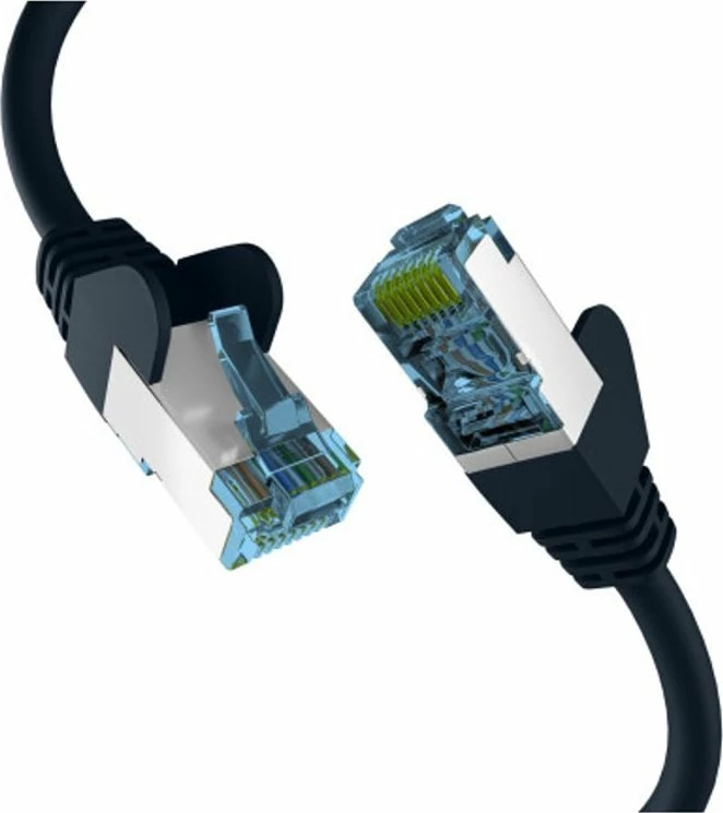 Kablë rrjeti Triton M-Cab EC020200148 Cat7 0.25 m S/FTP RJ45 e zezë