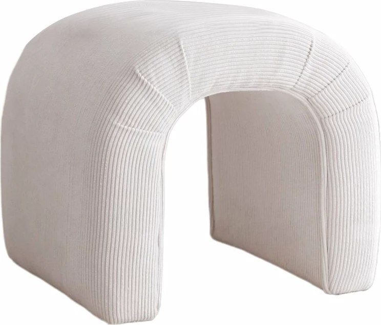 Puf Atelier del Sofa, fitilli, i bardhë