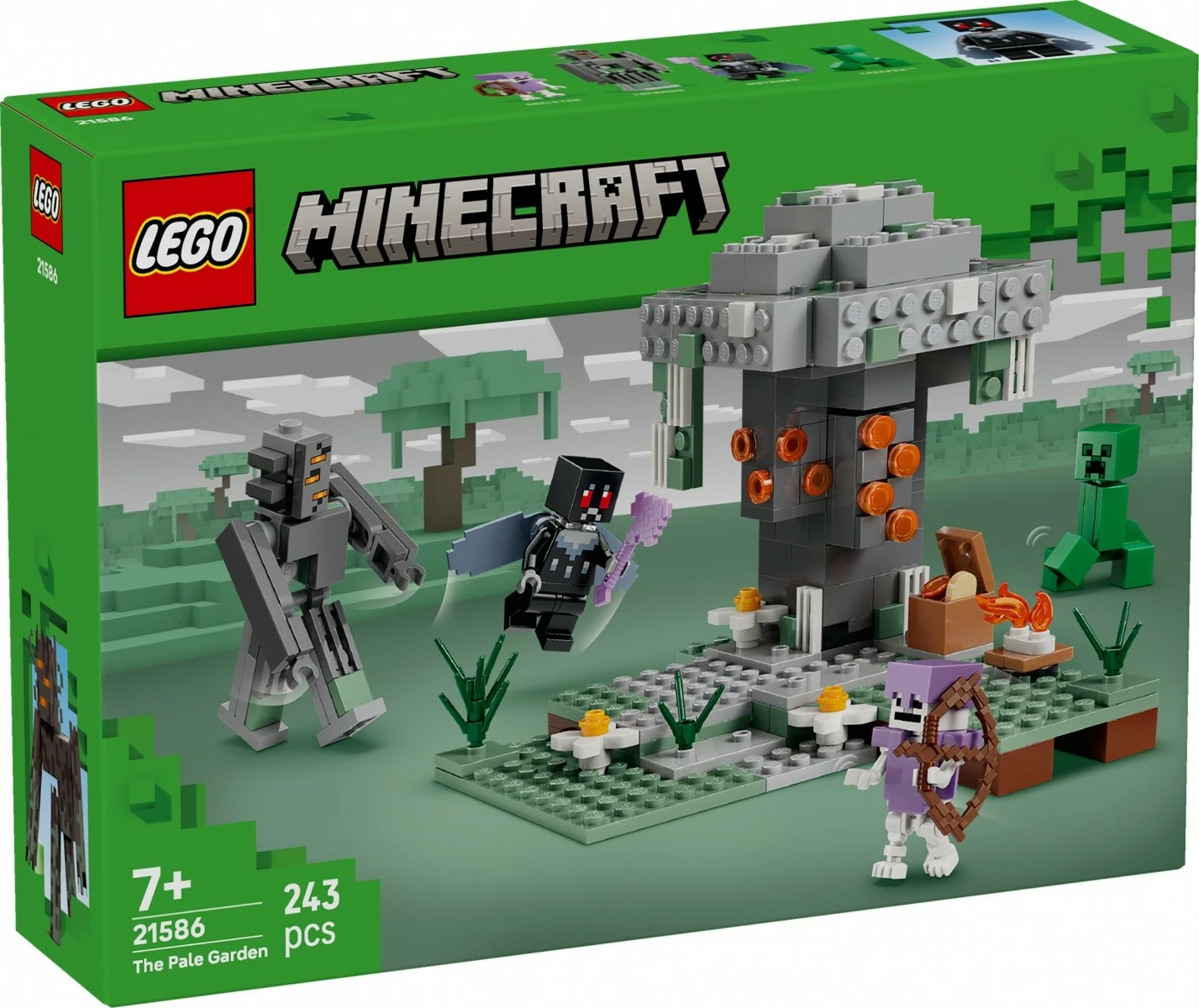 Set ndërtimi, LEGO Minecraft, 21586 The Pale Garden, 243 pjesë, 7+