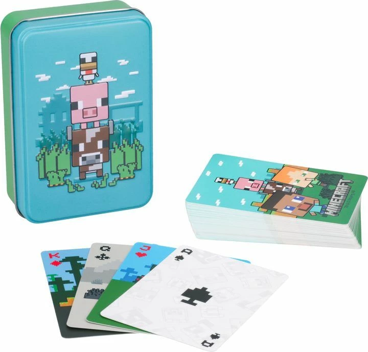 Letra loje Paladone Minecraft Animals, set 54 copë, me kuti metalike