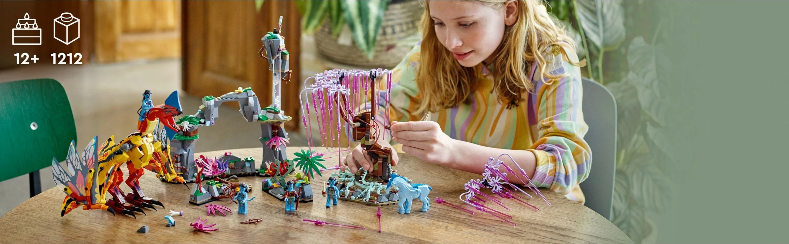 Set ndërtimi LEGO Avatar Toruk Makto & Pema e Shpirtrave, 1212 copa, plastikë, shumëngjyrësh