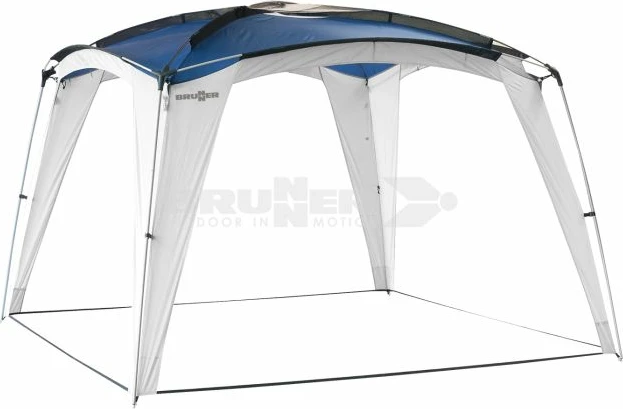 Paviljon kampingu BRUNNER Medusa II 0102034N.C30 300x300 cm, 2 mure anësore + çantë ruajtjeje, jeshile