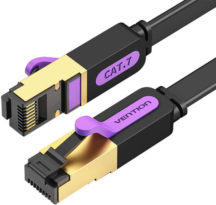 Kabllo rrjeti UTP Vention ICABN CAT7, 15m, 10Gbps, e zezë