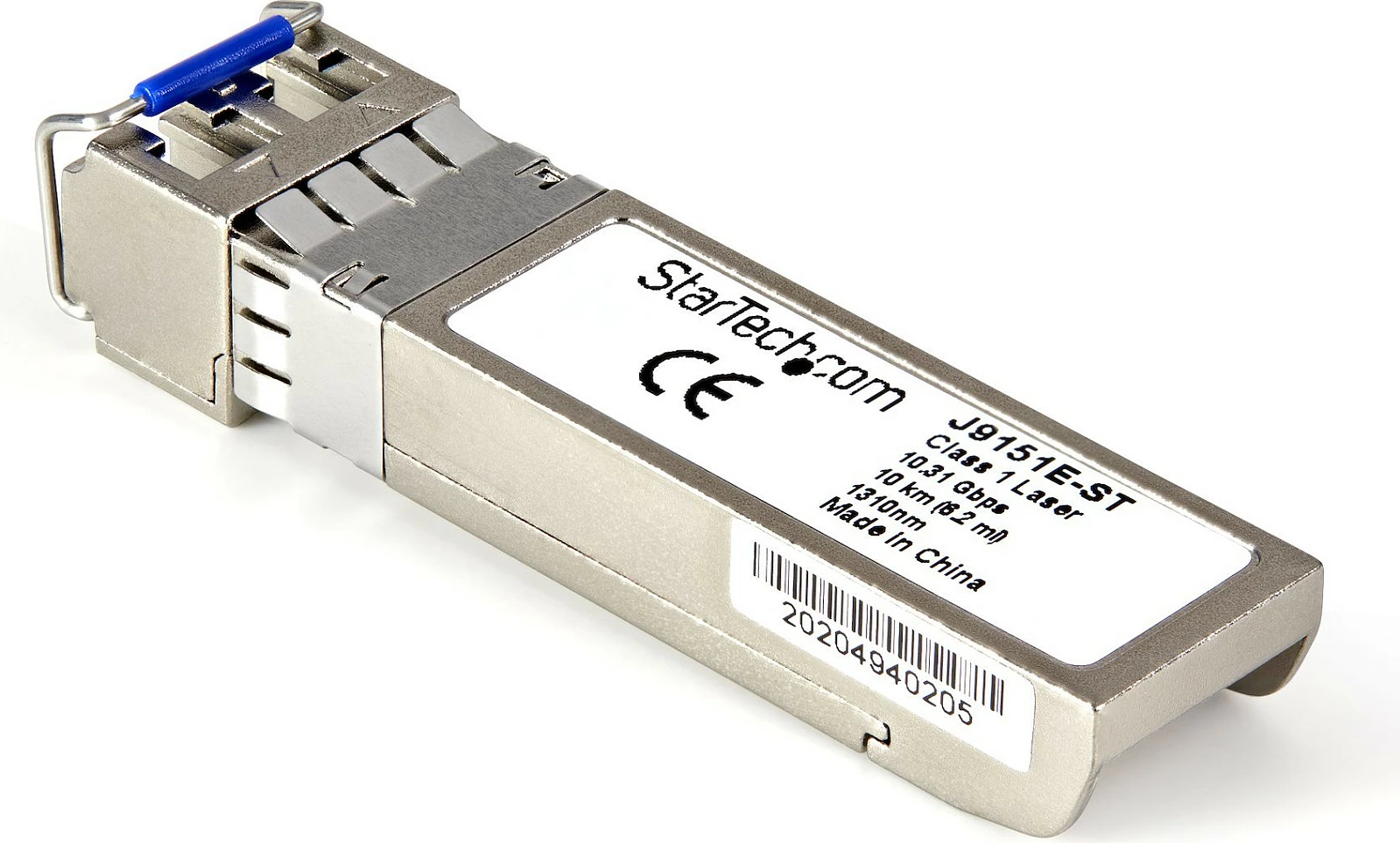 Modul transceiver SFP+ StarTech J9151E-ST, 10GBase-LR, 1310nm, LC, Single Mode, 10 km, argjend