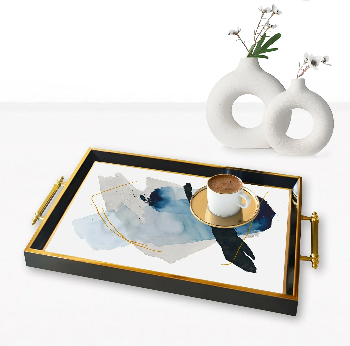 Tabaka dekorative prej qelqi, Aberto Design, TPA1, shumëngjyrëshe