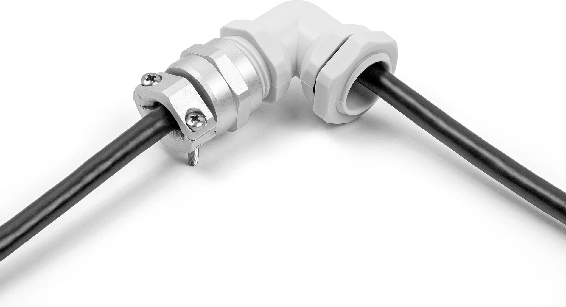 Glandë kablli DeLOCK PG16 90°, IP68, 10–14 mm, gri