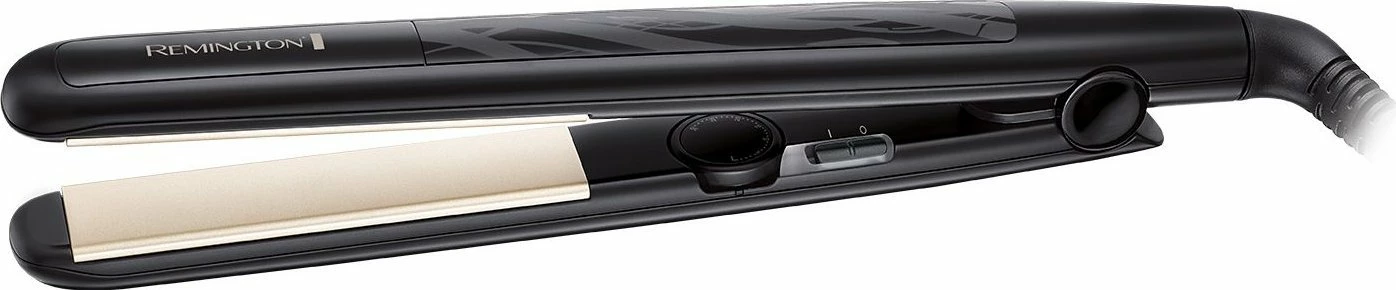 Drejtues flokësh Remington S3500 Slim230, pllaka qeramike, 230°C, jonizim, ngrohje 15 s, i zi