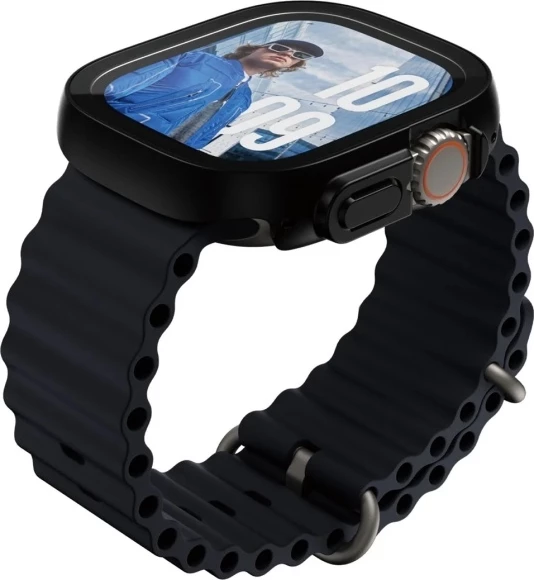 Mbrojtës ekrani PanzerGlass Full Body Slim për Apple Watch Ultra 2 / Ultra 49mm, i zi