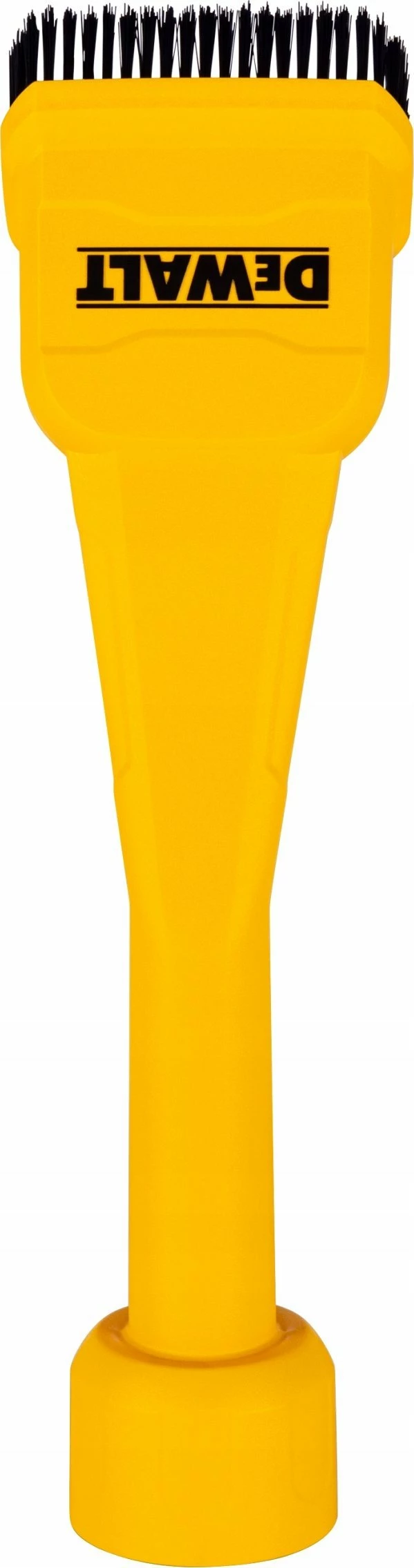 Furçë ergonomike për papastërti të fortë Dewalt DXVA00-4300E, për zorrë thithjeje 32/48/64 mm, e verdhë