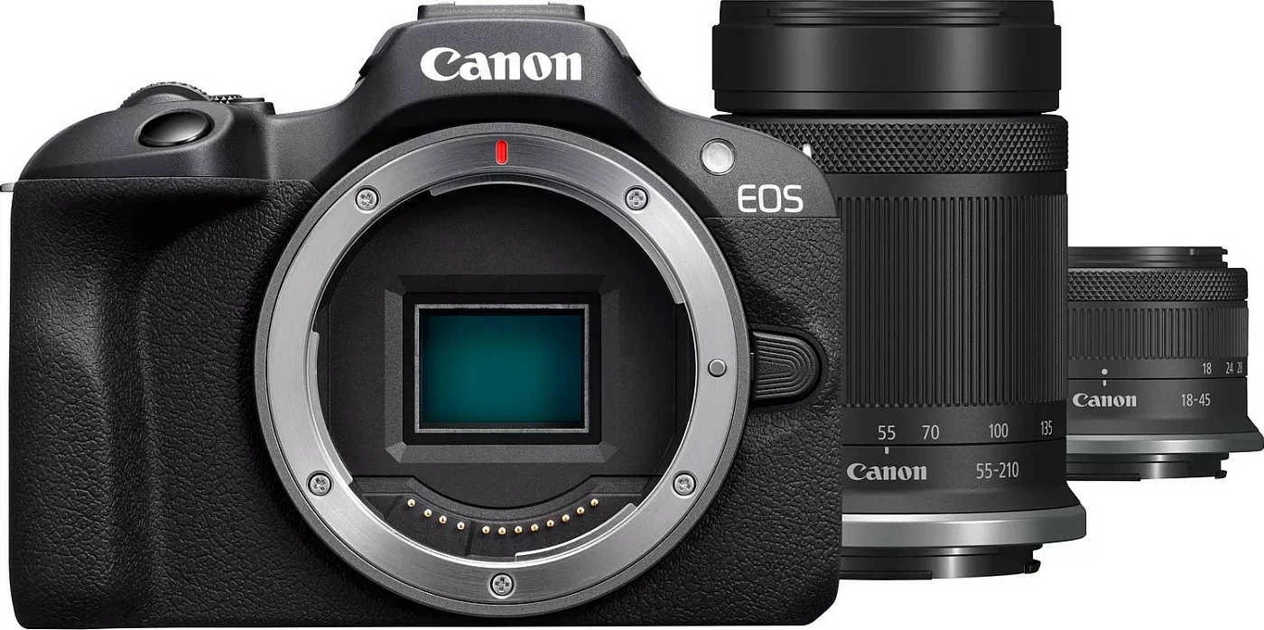 Kamerë digjitale Canon EOS R100, 24.1 MP, MILC, e zezë