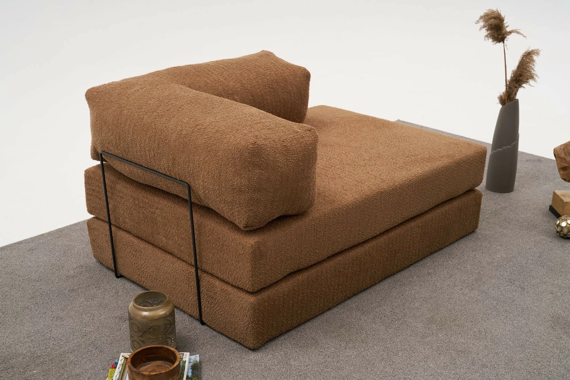 Divan dy ulës Comfort, kafe, Atelier del Sofa