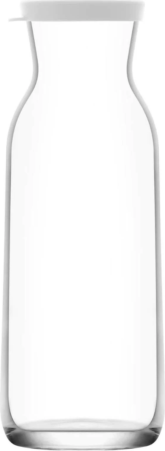 Karafë qelqi LAV Chelsea 1.2 L me kapak, transparente, set 12 copë