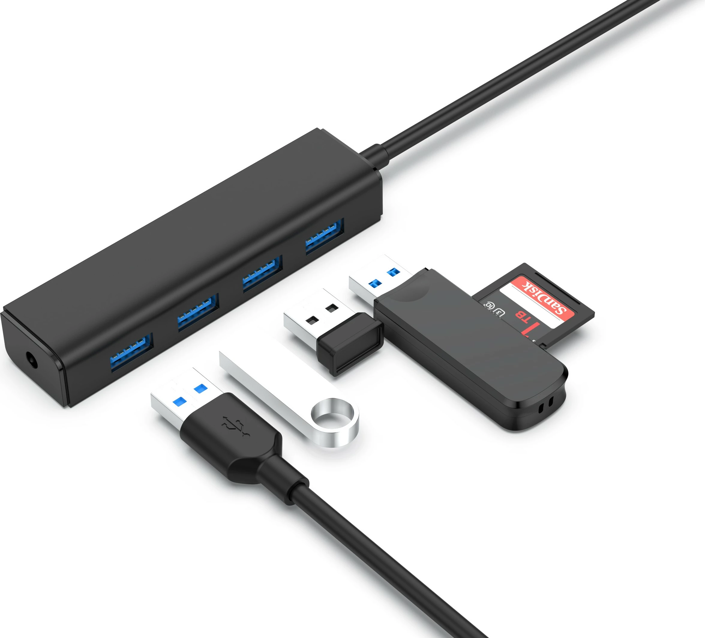 Hub USB Conceptronic 4 porta USB 3.0, i zi