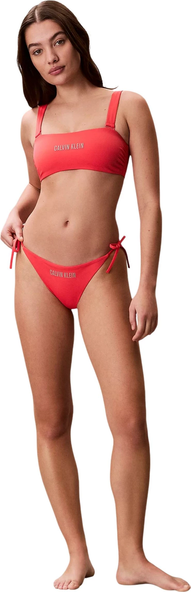 Të poshtme bikine për femra Calvin Klein Jeans LV00Q61220, portokalli