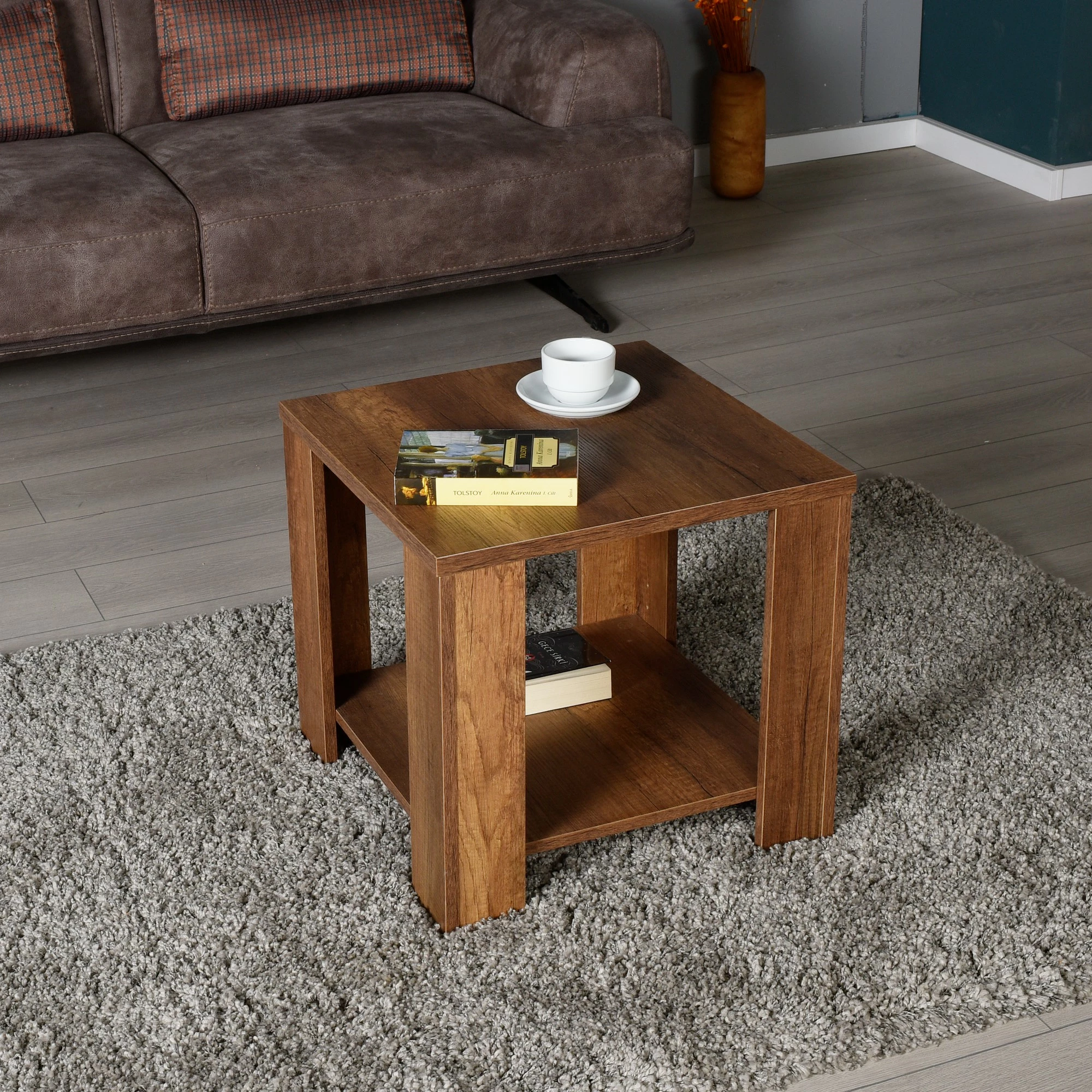 Tavolinë kafeje, ngjyrë Oslo Walnut, Hanah Home, Shp-550-Oo-1