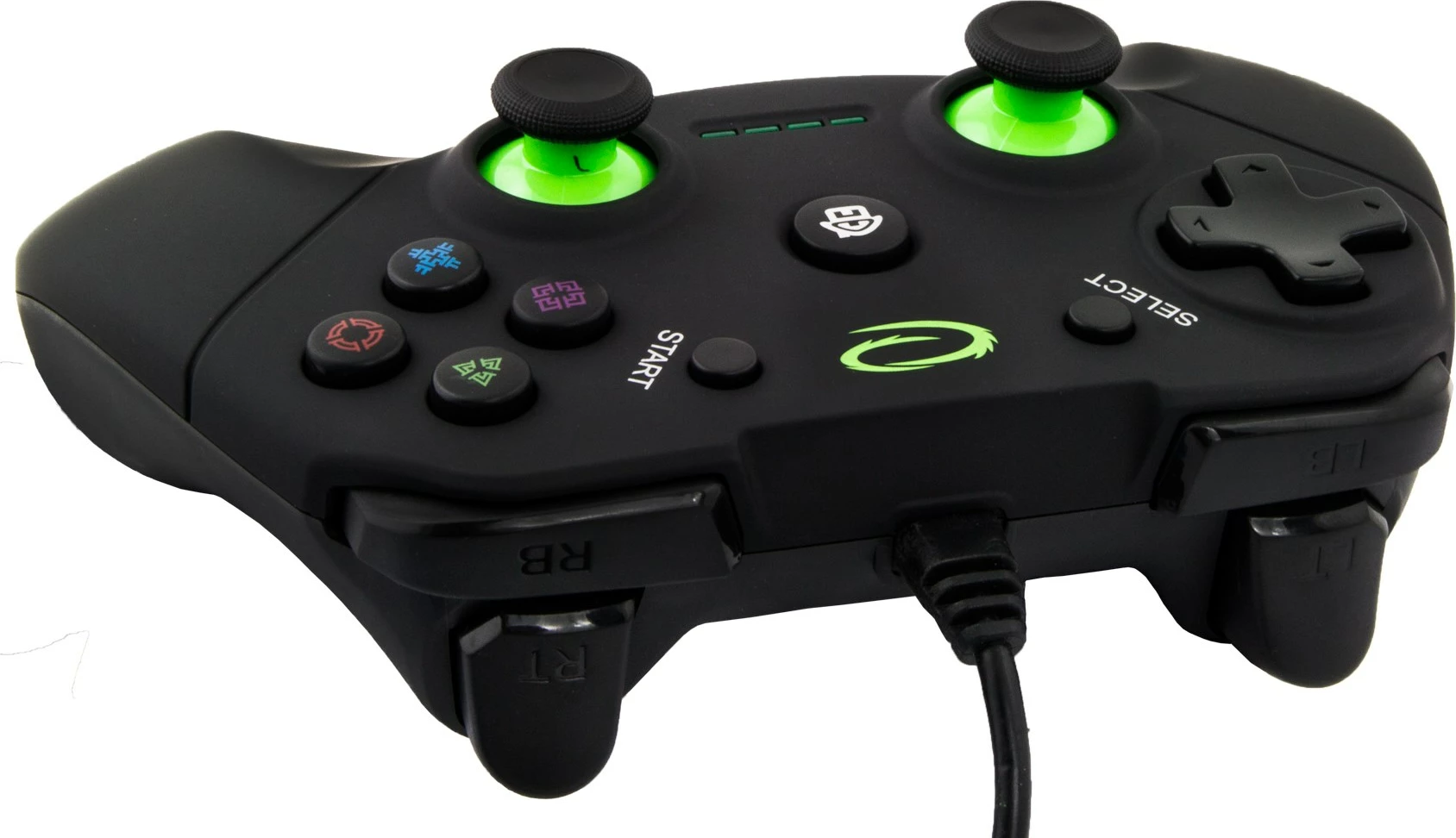 Kontroller gaming Esperanza EGG110K për PC, Playstation 3, i zi