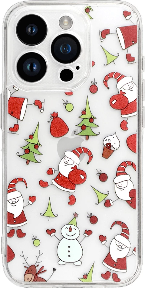 Mbështjellës silikoni ONASI Jingle për iPhone 16 Pro, 1.8mm, transparent