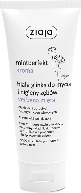 Pasta dhëmbësh Ziaja Mintperfekt Aroma White Clay unisex 100ml