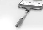 Adapter audio TerraTec Connect C50, USB-C në 3.5mm, argjend