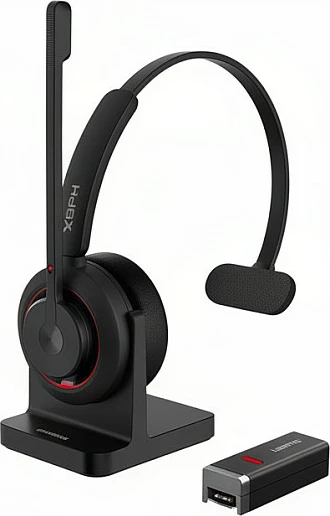 Kufje Fanvil DH301D, Bluetooth + DECT, headset biznesi, të zeza