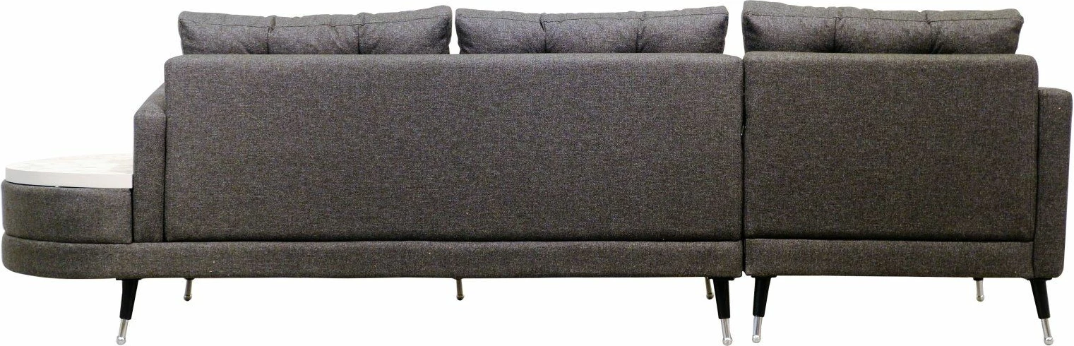 Kënd-sofë krevati Atelier del Sofa, Milano, ngjyrë antracit