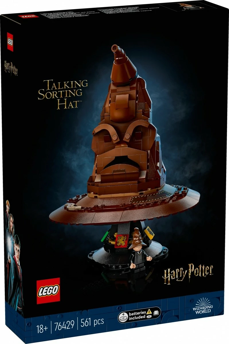 Set LEGO Harry Potter Talking Sorting Hat 76429, 561 pjesë, kafe