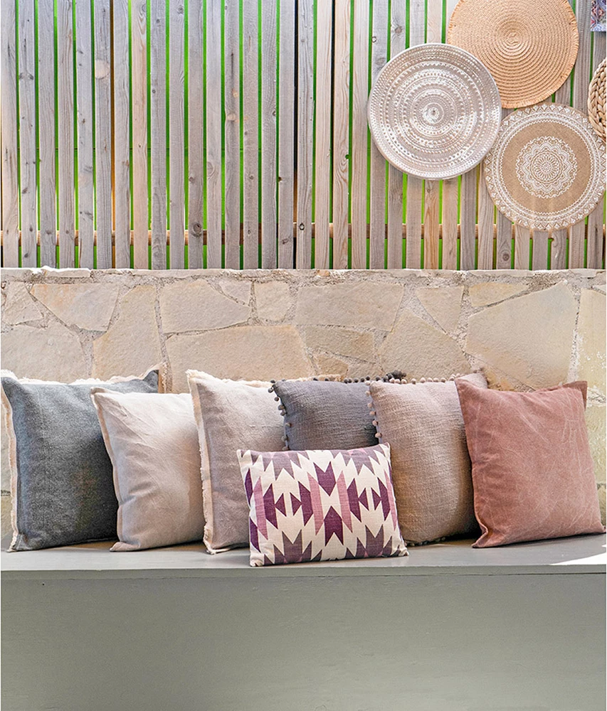 Jastëk dekorativ, material pambuku, ngjyrë ulliri, 45x45cm