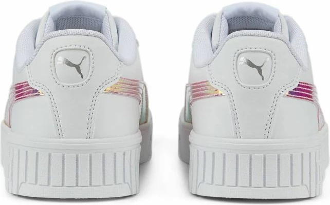 Atlete për femra dhe fëmijë Puma Carina 2.0 Holo Jr, të bardha