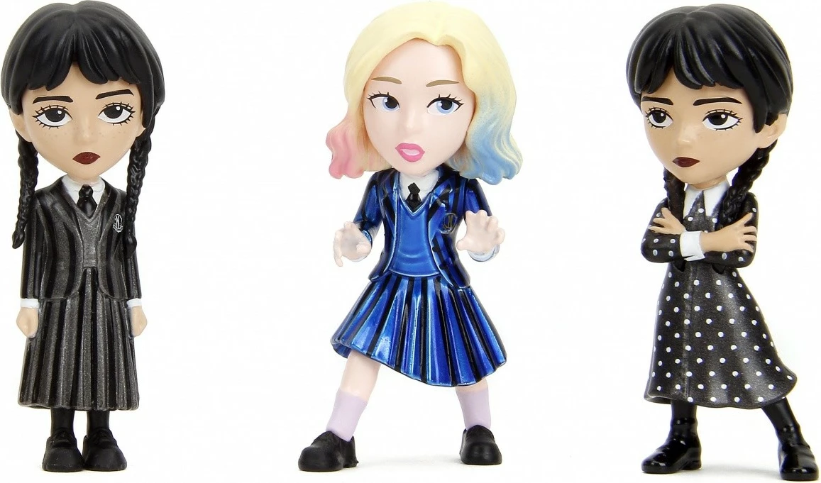 Figurë metalike JADA TOYS Wednesday, 6.5 cm, 4 lloje të ndryshme