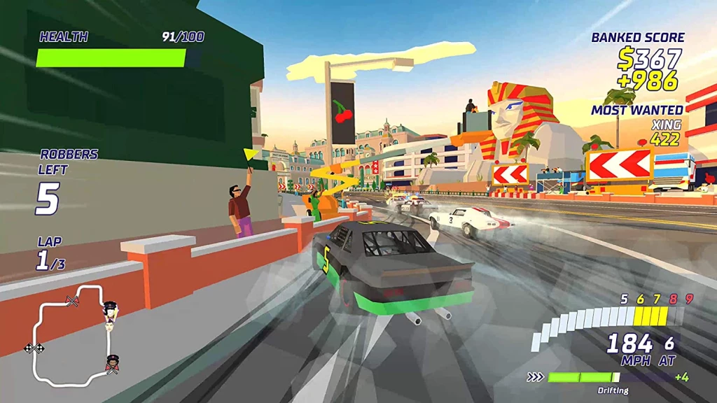 Lojë Nintendo Switch Curve Digital Hotshot Racing CIAB, kod shkarkimi, Big Boss Bundle Content Pack