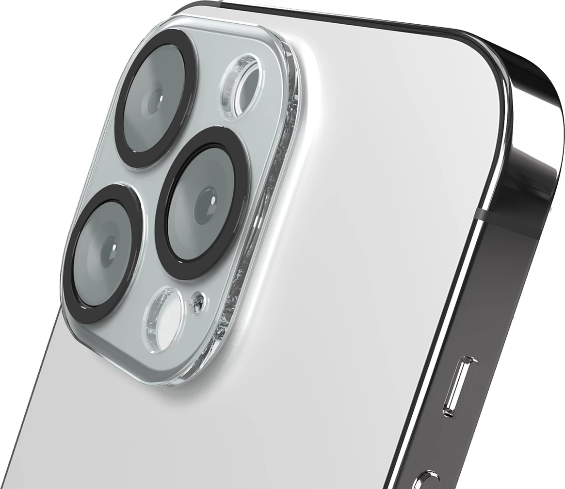 Xham i temperuar SBS D3O për kamerë iPhone 14 Pro / 14 Pro Max, Transparent