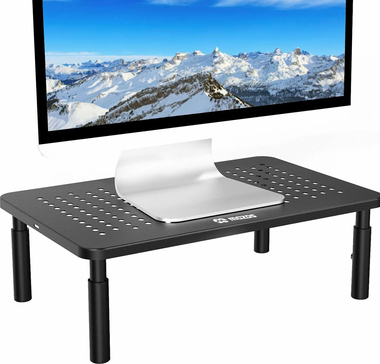 Mbajtëse monitori Mozos SPM3, e rregullueshme 10.5-14.5 cm, 37×23 cm, deri 20 kg, 1 copë, e zezë
