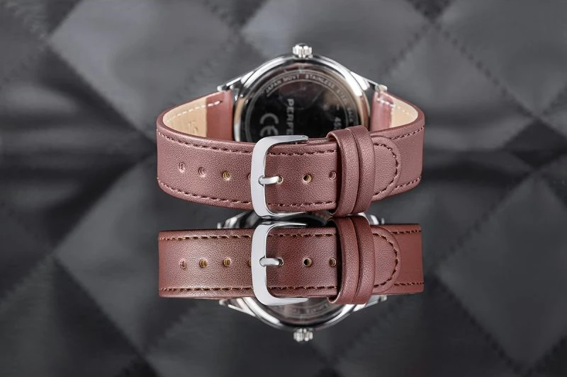 Orë dore meshkuj PERFECT GXB452-02, kafe