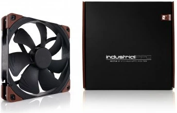 Ventilator për kasë kompjuteri Noctua NF-A14-Industrial PPC-2000 PWM, 14 cm, Zi, Kafe