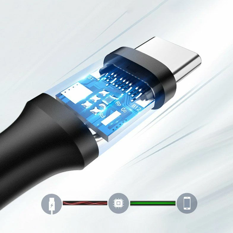 Kabllo Ugreen USB-A në USB-C 2 m (54506), gri