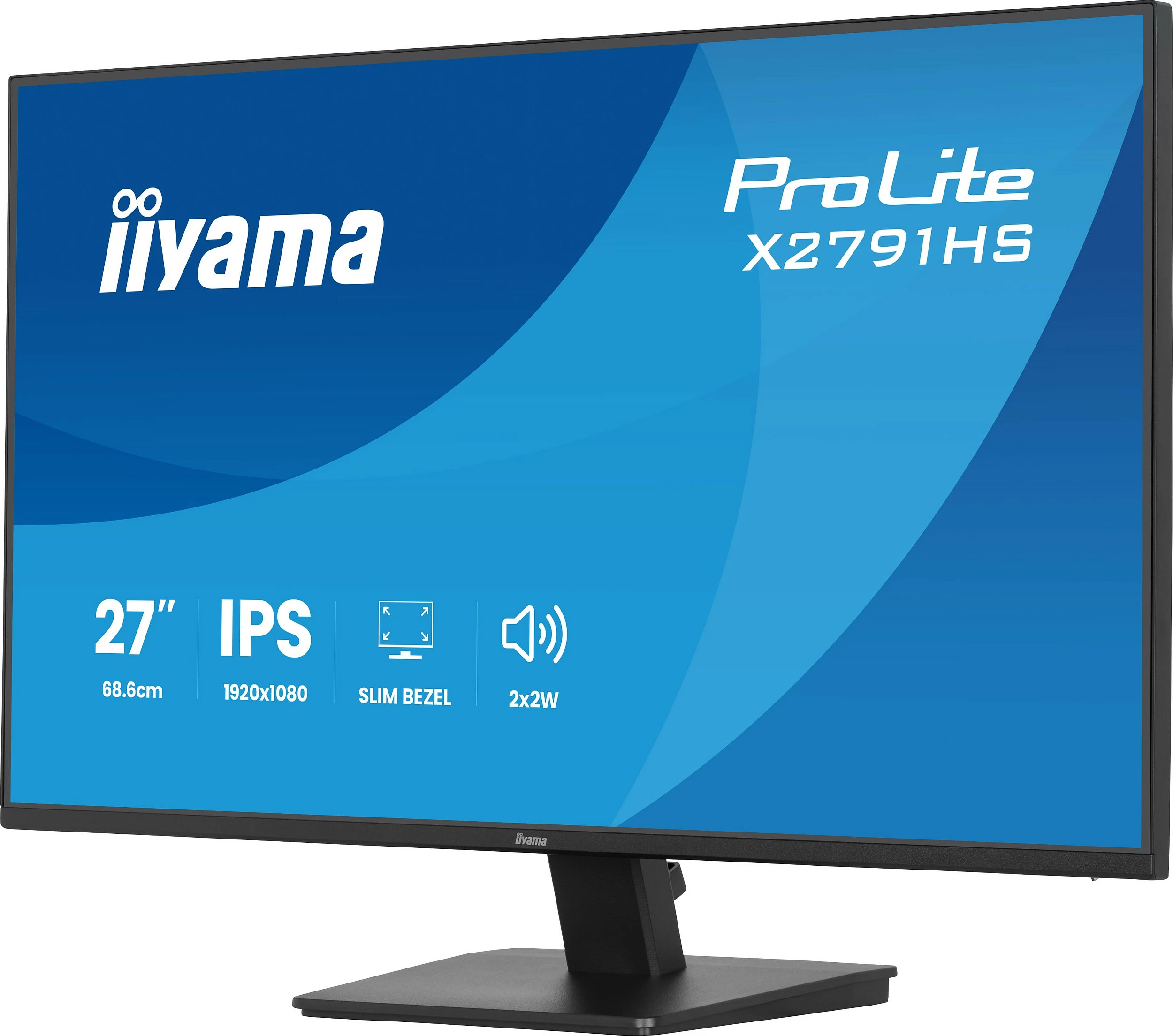 Monitor iiyama ProLite X2791HS-B1, 27", Full HD, IPS, 120Hz, FreeSync, i zi