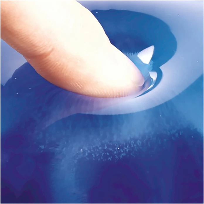 Mauspad, Fellowes, Crystal Gel, me mbështetëse kyçi, blu