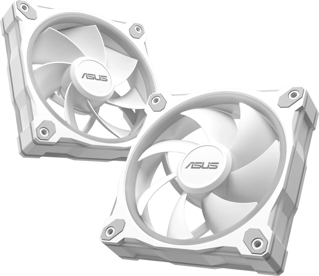 Ventilator kase ASUS Prime MR120 Fan ARGB Reverse, 12 cm, i bardhë