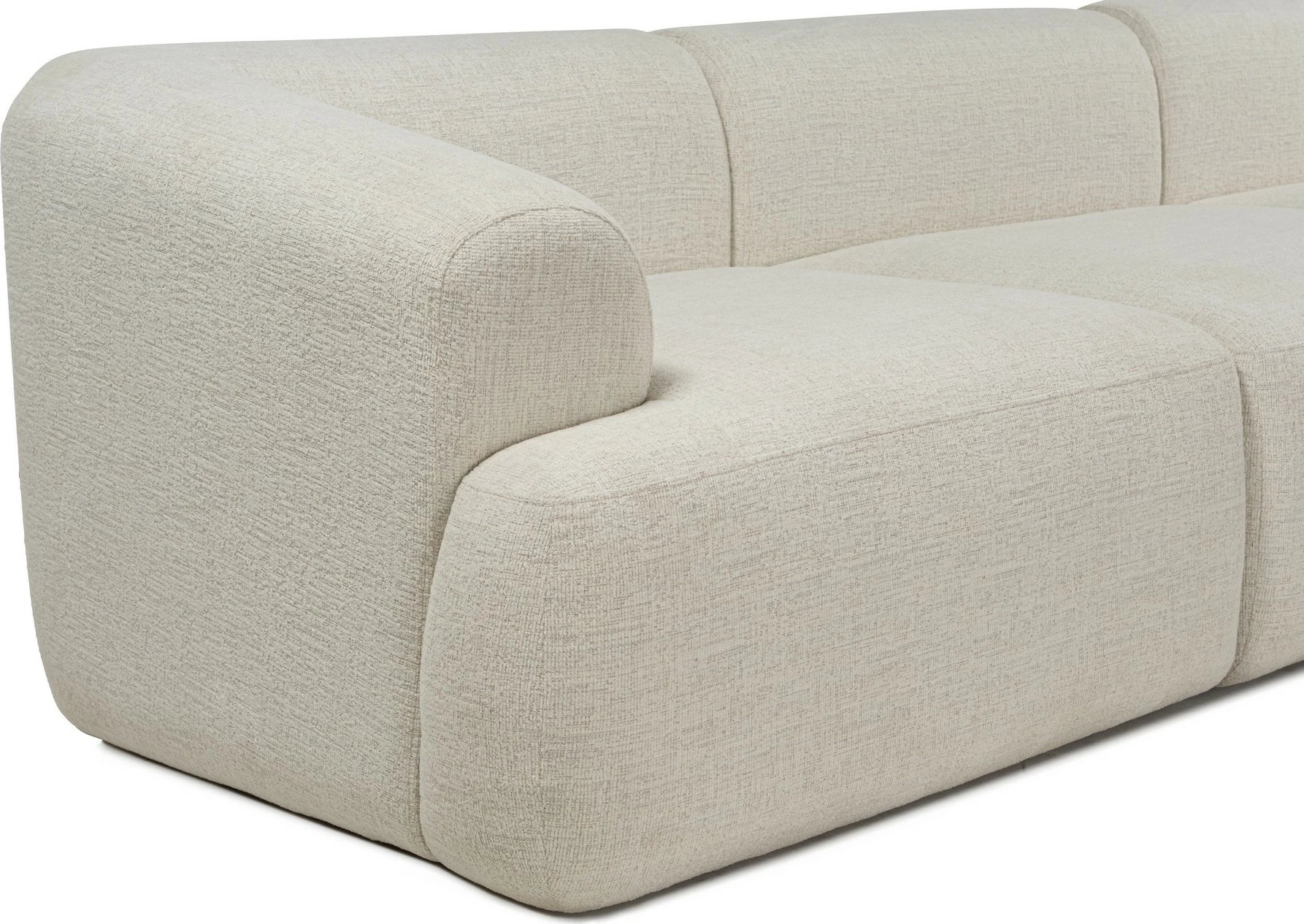 Divan treshe Atelier del Sofa, Sofia 3, i bardhë