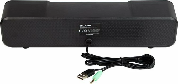 Altoparlantë për kompjuter Blow MS-32 (66-404#) 6W 2.0 USB/AUX 3.5mm, të zeza