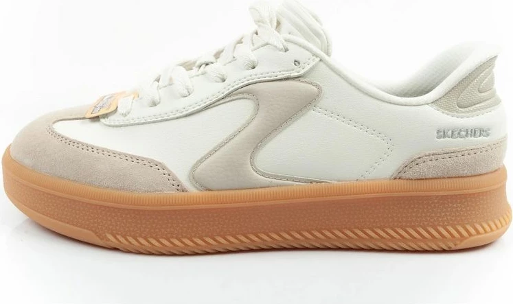 Atlete femra Skechers Lifted Luxe Slip-Ins, të bardha