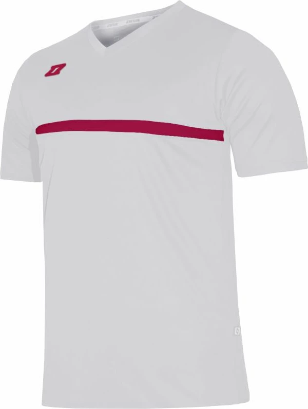 Fanellë futbolli Zina për meshkuj, e bardhë me të kuqe