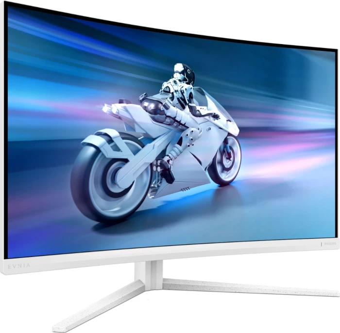 Monitor gaming Philips Evnia 32M2C5501/00 31.5\" Fast VA QHD 180Hz 1ms i lakuar HDR400 RGB, i bardhë